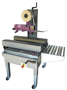SP-32 Semiautomatic Case Sealer with Roller Bed Table